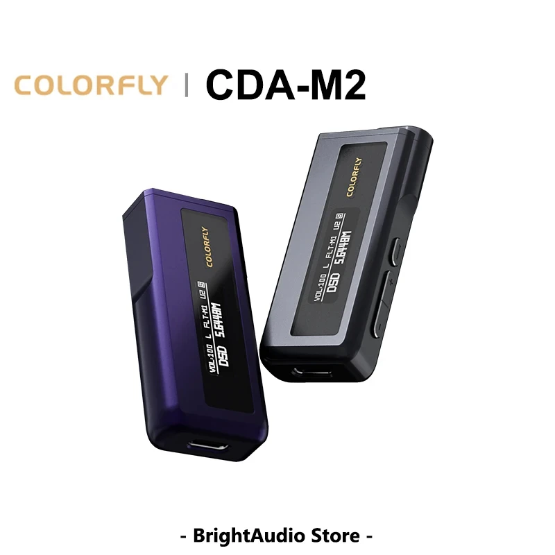 Портативный мини USB DAC/усилитель наушников 2 * CS43198 чипы PCM768 DSD256 3,5 + 4,4 m выход mquloos COLORFLY CDA M2