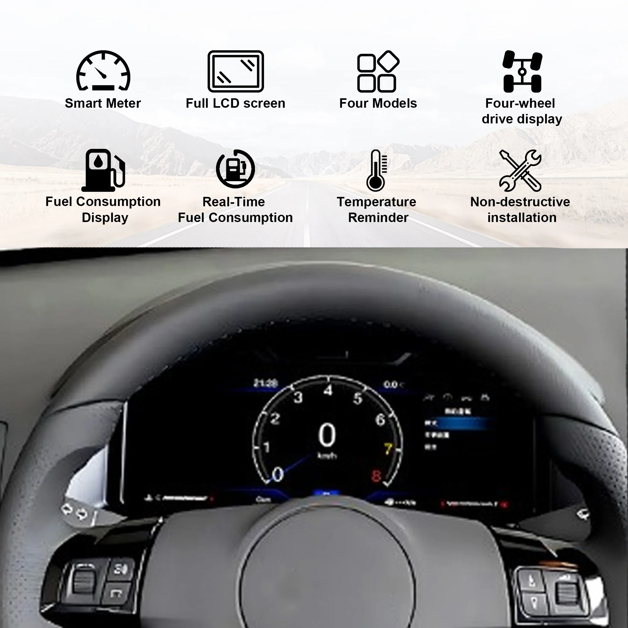 Digital Instrument Cluster For Opel Astra 2004-2010,For Opel Zafira CarPlay Spee