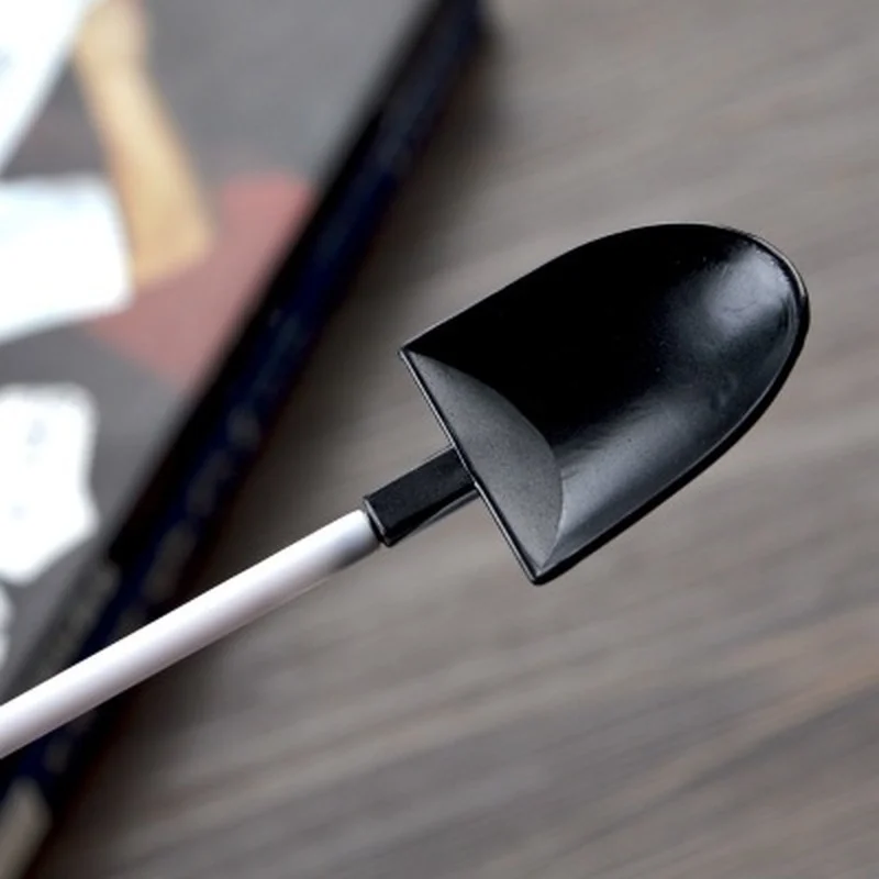 10/20/30/50Pcs Plastic Disposable Mini Shovel Spoon Potted Ice Cream Cake Spoon Kids Dessert Tea Coffee Spoons Party Supplies