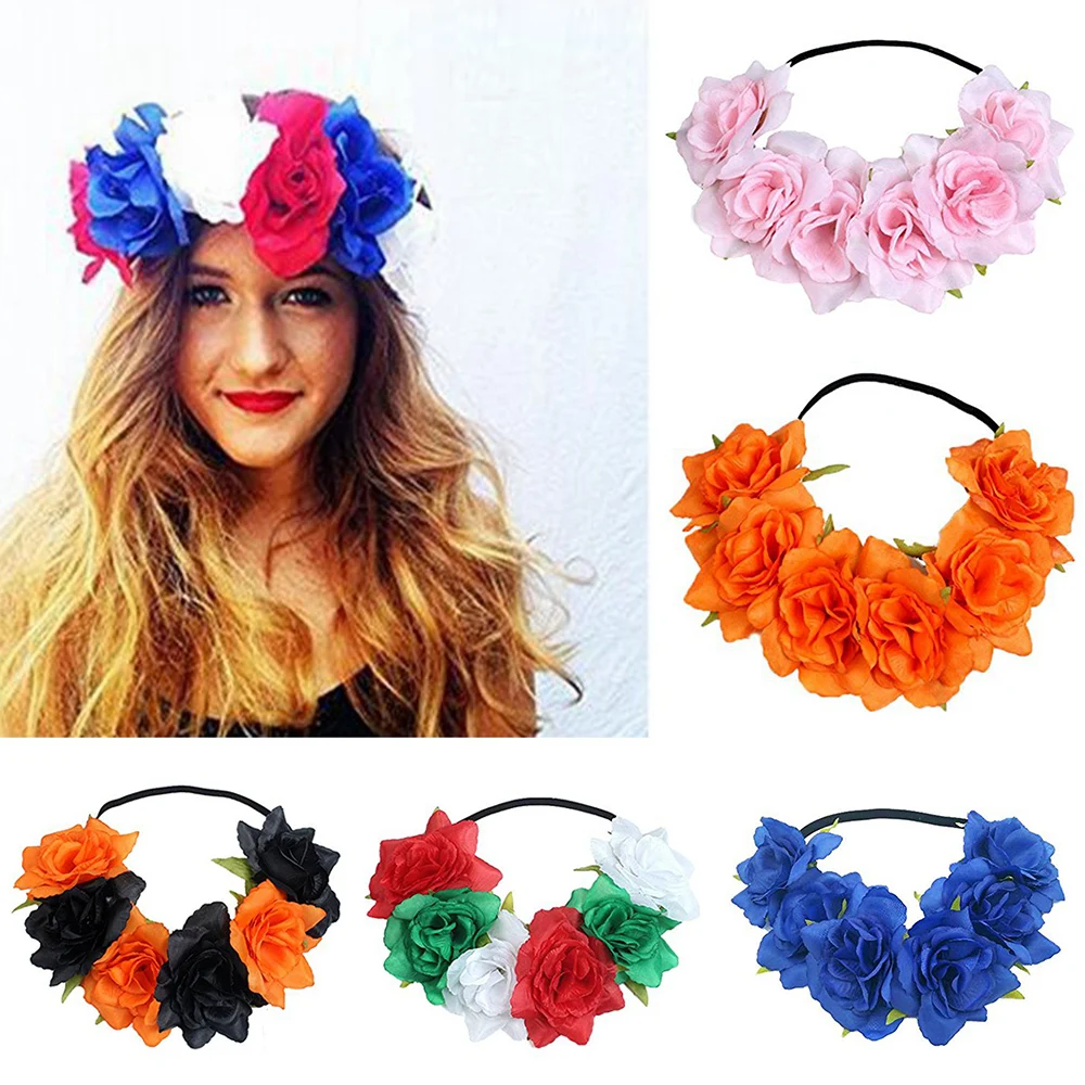 Day of the Dead Hoofdband | Bloemen Haaraccessoire