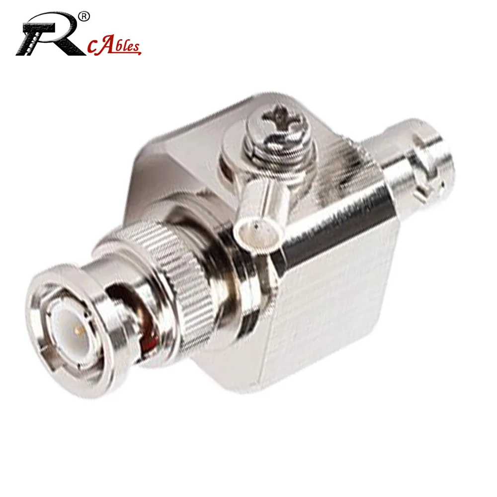 Bnc Maschio A Bnc Femmina Scaricatore Di Sovratensione Coassiale Lightning Rf Dispositivo Di Protezione Scaricatore Per Telecamera Cctv Video 50Ohm 3G