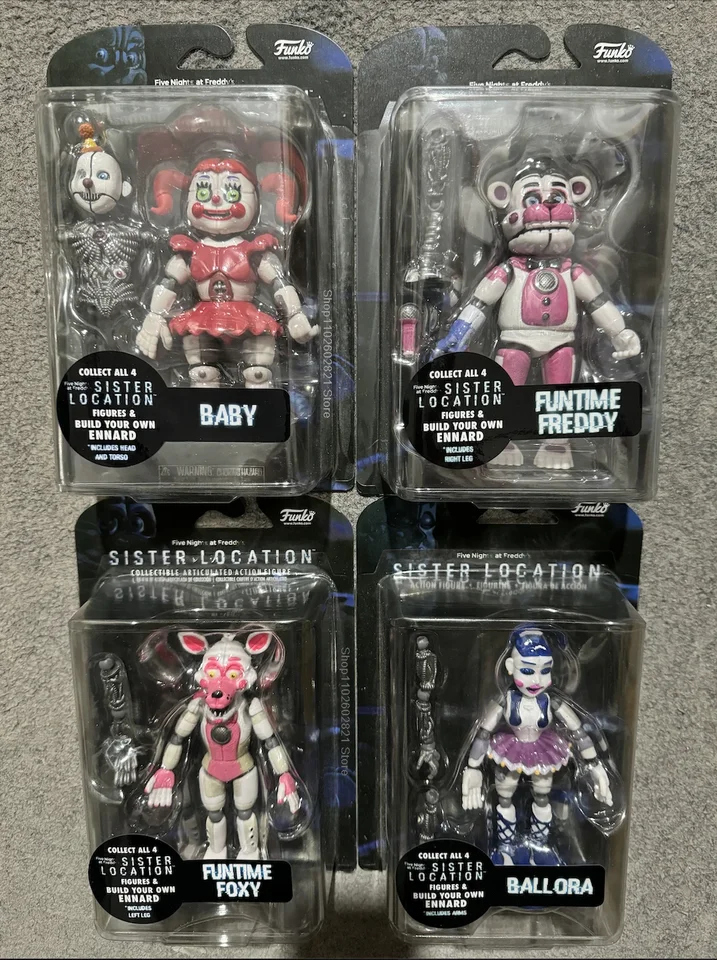 新しい FNAF シスター ロケーション フィギュア ファンタイム