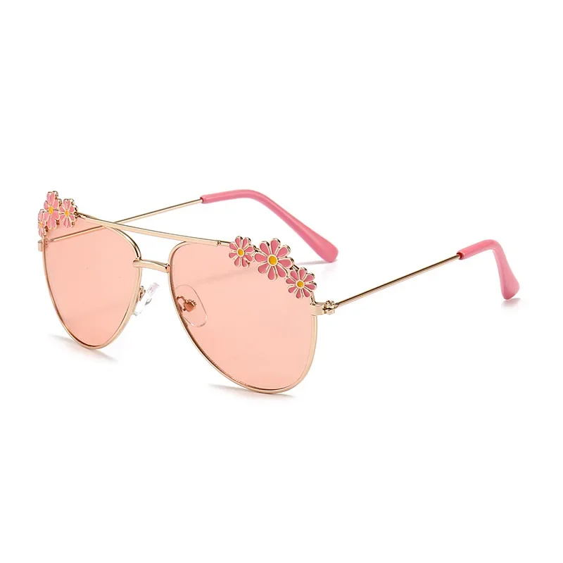 Kids Sunglasses Girls Boys Cute Flower Pilot Outdoor Sun Protection Children Lovely Eyewear Classic, kids sunglasses,children sunglasses