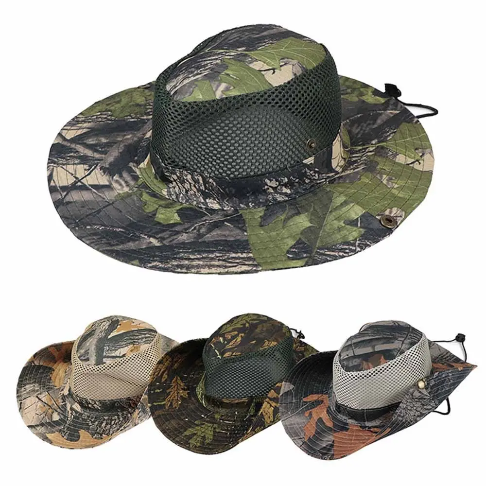 Outdoor Wide Brim Camouflage Sun Hat 1