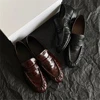 TR Eel Leather Loafers 2025 New Hot Sale Flat Shoes High Quality Black Soft Shoes For Women ﻿ 1