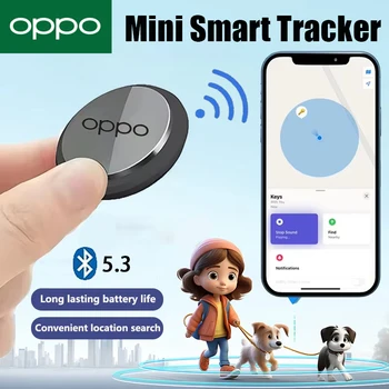 OPPO Smart GPS Tracker Bambini Anziani Bluetooth Dispositivo di promemoria anti-smarrimento Borsa per animali domestici Trova auto con cinturino per Apple Android Nuovo
