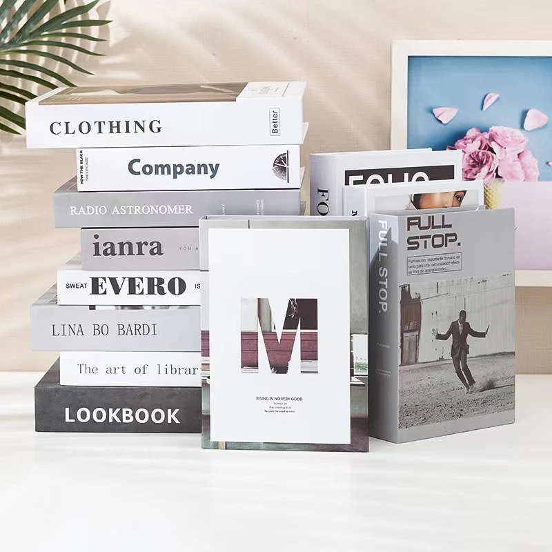 

Luxury Decoration Books Living Room Decoration Prop Books Designer Fake Books Coffee Table Aesthetics Ornaments Home Decor Gifts