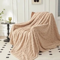 New Winter Blanket Home Warm Sherpa Soft Sofa Cover Throw Newborn Wrap Kids Bedspread Travel Textile Fleece Thick Warm Blanket 6