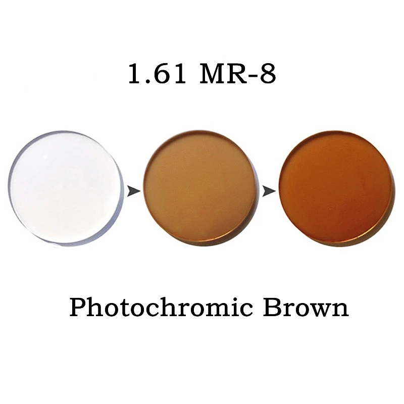 ALICIA 1.61 MR-8 1.67 MR-7 Rimless Glasses Progressive Multifocal Lens Hardened HD Anti Blue light Photochromic Lenses Man Woman