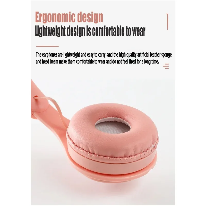 Wireless Bluetooth Headphones With Noise Reduction For Children_voghion.com