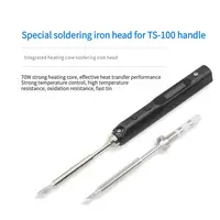 TS100 Electric Copper Soldering Iron Tips K KU I D24 BC2 C4 C1 JL02 DIY Replacement Welding Head Soldering Station Kits 2