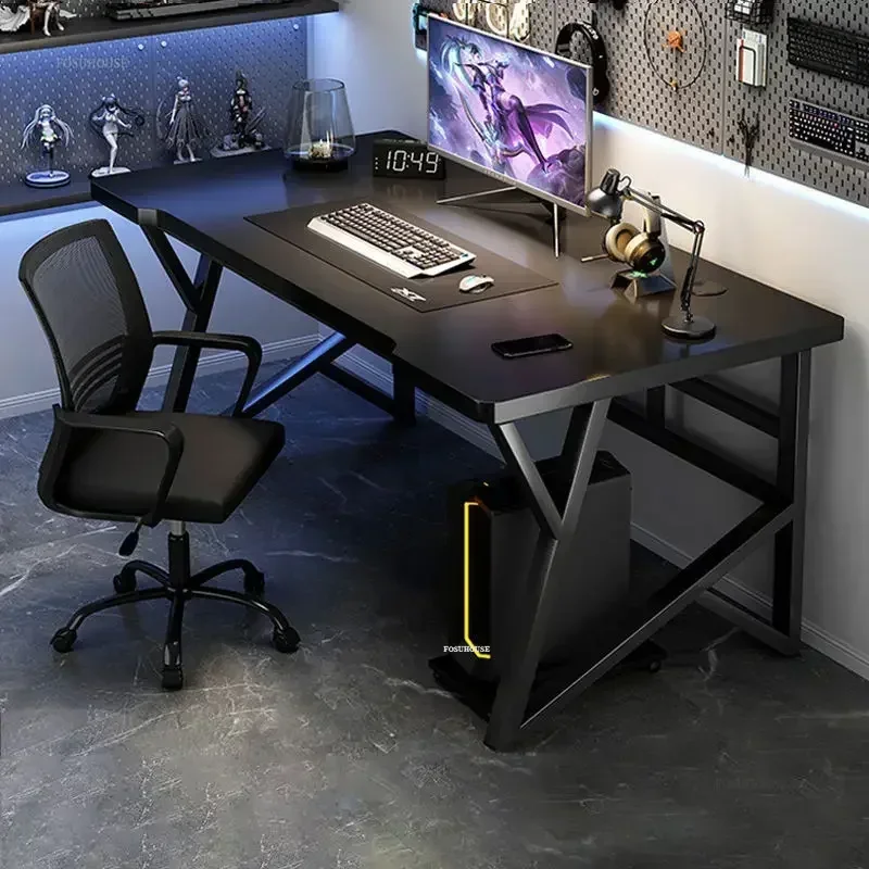 Desktop Gaming Tables Luxury Computer Desks Bedroom Desk Simple Office Desk and Chair Set Home Wooden Study Table