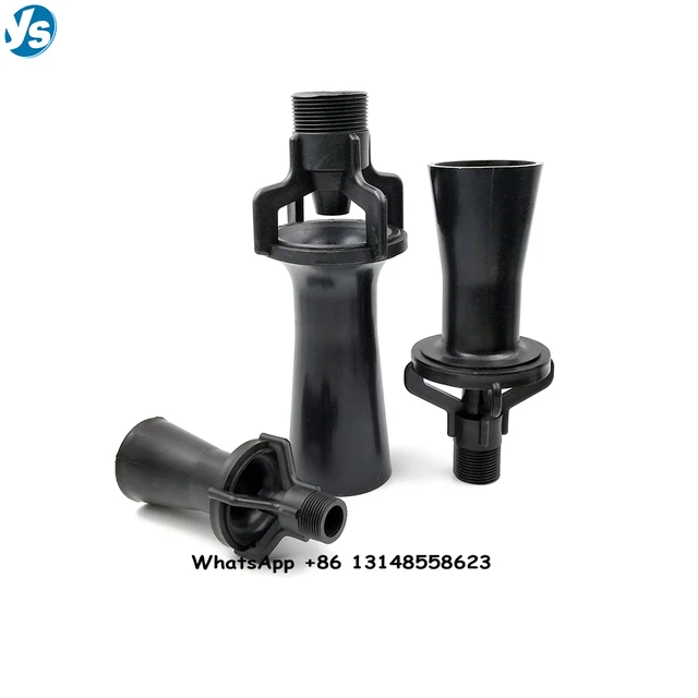 1Pc 1/4 "3/8" 1/2 "3/4" Bspt Szál Alakú Venturi Spray -Fúvóka Vegyes Áramlás Keverés Elektroforetikus Medence Műanyag Sprinkler - Image 4