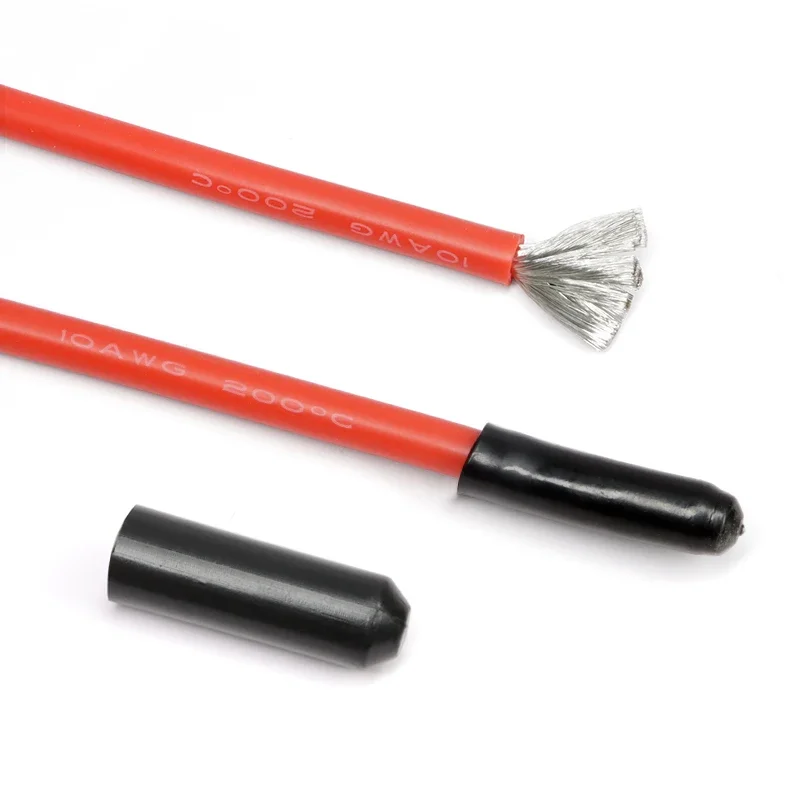 Description Picture 6 of item1/5pcs Diameter 8~130mm 2:1 Heat Shrink End Seal Cap Adhesive Glue Lined PE Insulate Wrap Wire Protect Cover Bottom Cable Sleeve