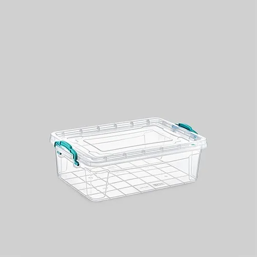 Erkoadeh 4 Pezzi Poly Time Contenitore Di Stoccaggio Poco Profondo Multibox 10 Lt. E494