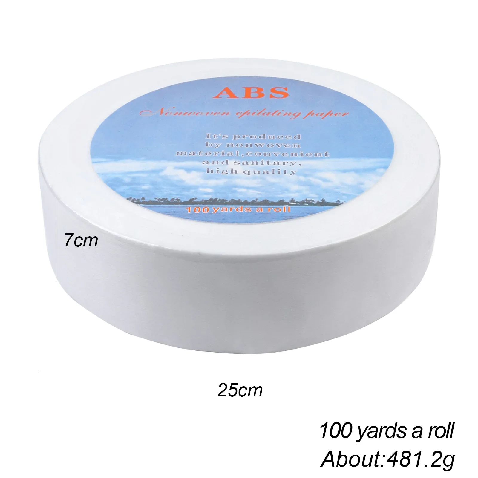50/100 yards/roll Wax Strips For Hair Removal Nonwoven Body Cloth Hair Remove Wax Paper Rolls High Quality Hair Removal Epilator 6