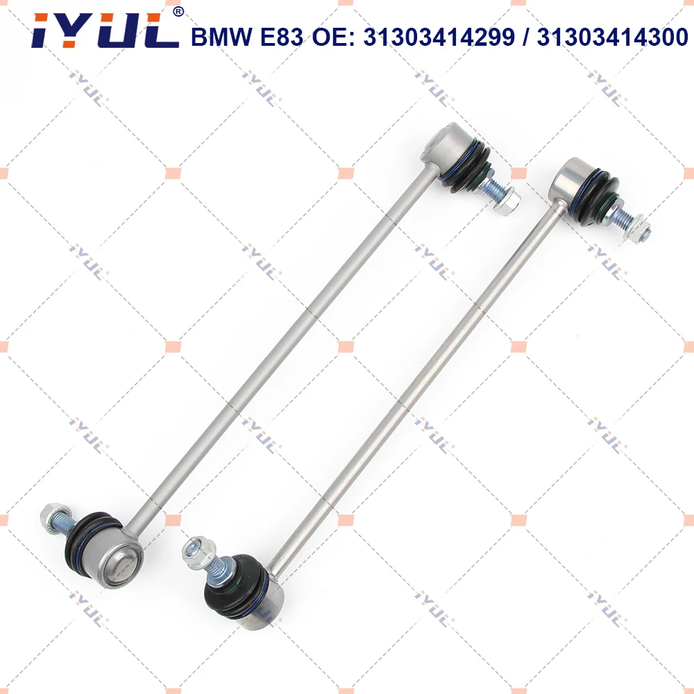 

IYUL Pair Front Axle Sway Bar End Stabilizer Link Ball Joint For BMW X3 Series E83 2.0i 2.5i 3.0d 3.0i xDrive 2003-2011