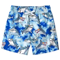 Cute Shark Dinosaur Beach Shorts For Men Kids 3d Print Cartoon Animal Swim Trunks Surfing Board Shorts Male Street Short Pants 2