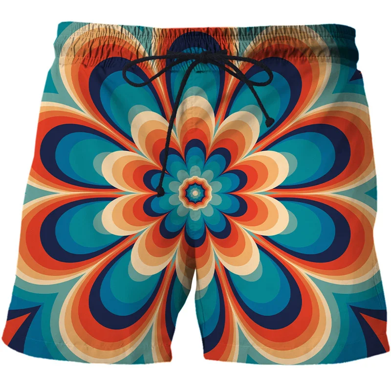 

Dazzle Illusion Graphic Beach Shorts Pants Men 3D Printed Surf Board Shorts Summer Hawaii Swimsuit Swim Trunks Cool Ice Shorts