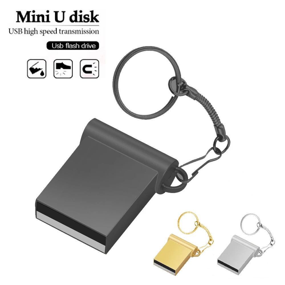 metal Mini USB Flash Drive PenDrive Tiny Pen Drive U Stick U Disk Memory Stick Usb Stick small Gift 4gb 8gb 16GB 32gb 64gb 4gb pen drive