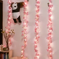 LED fleur de cerisier lampe chaîne cour lumière nouvel an décor Festival jardin pelouse intérieur LED extérieur maison mariage lumières décoratives 4