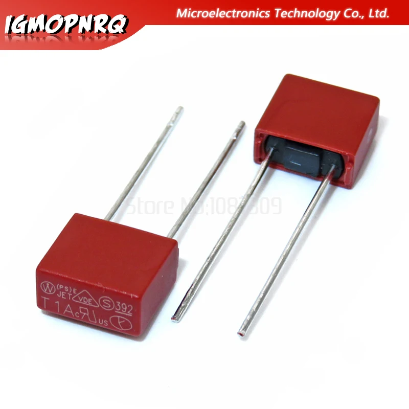 100pcs Square Plastic Slow Blow Fuses