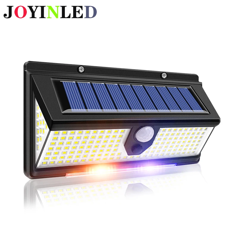 172 Solar Led Lamp Outdoorsolar panel Light with Motion Sensor Wall Lights IP65 waterproof Sunlight for Garden Decoration