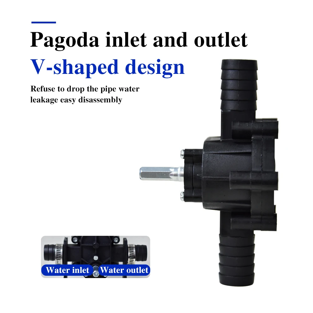 Liquid Transfer Pump Electric Hand Drill Pump Cordless Diesel Oil Fluid Water Pump Screwdriver Hand Drill Self Priming