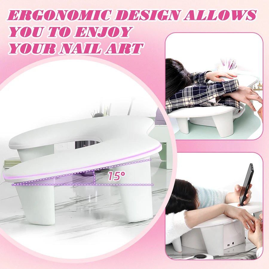 Nail Art Hand Pillow