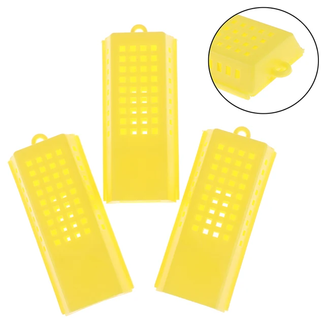 10 Pc/Lot Professional Queen Bee Cage Cager Plastic Méhészet Utazó Butler 7,9 X 3,6 1,4 Cm - Image 2