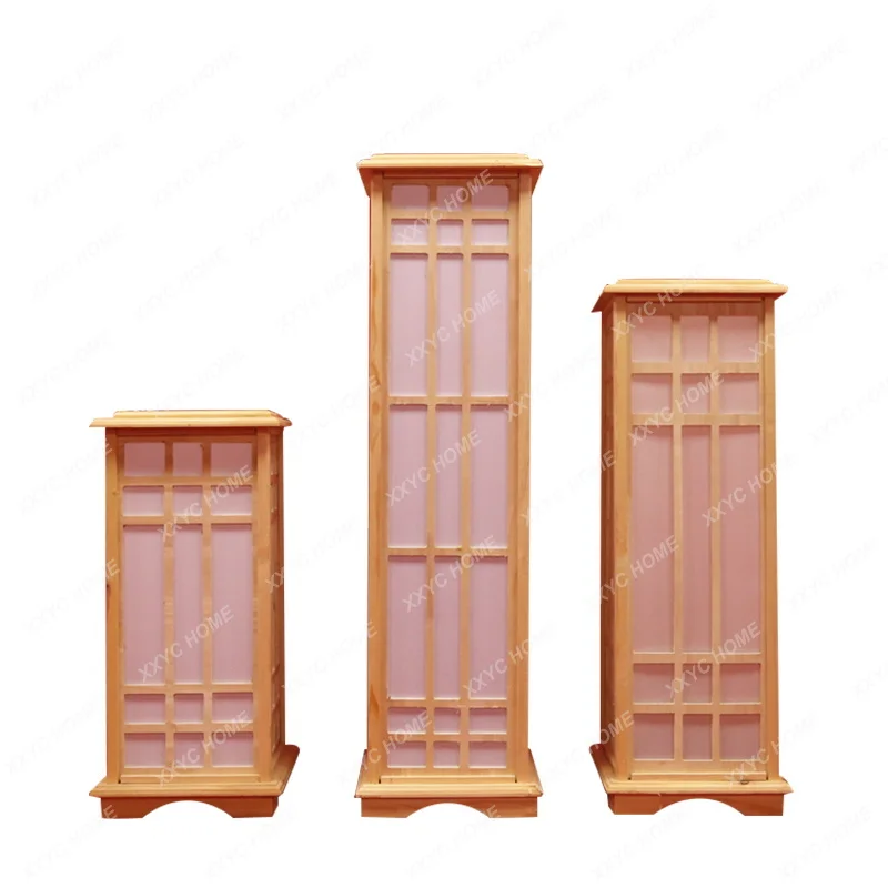 

Wedding Props Chinese Style Wedding Wooden Road Lead Light Square Column New Chinese Style Wedding Decoration Decoration