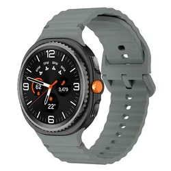 Silicone Smartwatch Band - Premium Rubber Bracelet for Galaxy Watch 8 Classic (Space grey)