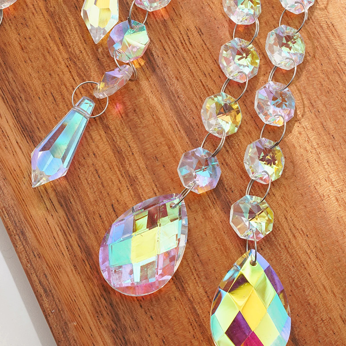 1PC, creative room window room balcony Sunlight Catcher Iriered Crystal Wind chime Pendant Crystal decoration