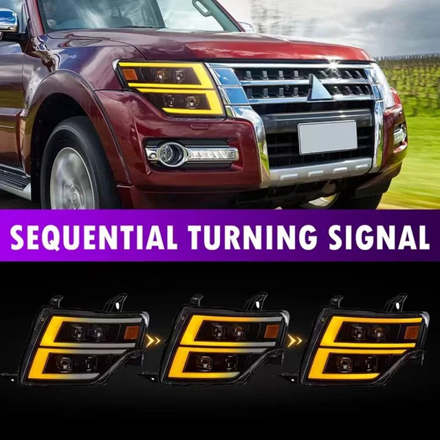 三菱 パジェロ v93 v97 v87 2007 -2019 車 ヘッドライトカバー 装飾 車体 マットブラック 三菱パジェロ⁄モンテロ V87 V93 V95 V97 V98 2007-2022 計器パネル