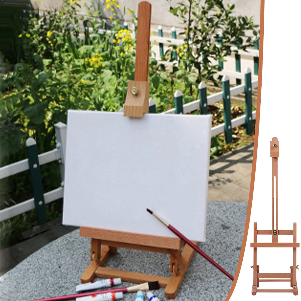 Tabletop Wooden Easel Desktop Painting Stand Studio Display Frame for Adults Beginners Artists