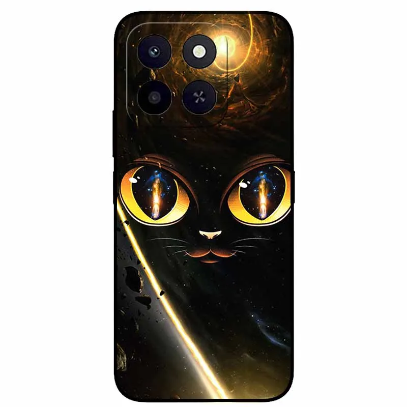 Wolf Bumper Silicone TPU Phone Case - Planet Protective Cool Animal Coque, 6.61