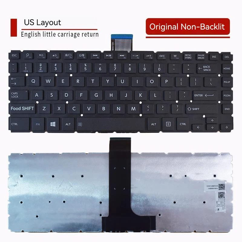 Tastiera Per Laptop Per Toshiba Satellite L45D-B L45T-B L45Dt-B E45-B E45D-B L45-B E45T-B L40-B L40D-B E45W-C L40Dt-B L40T-B Us