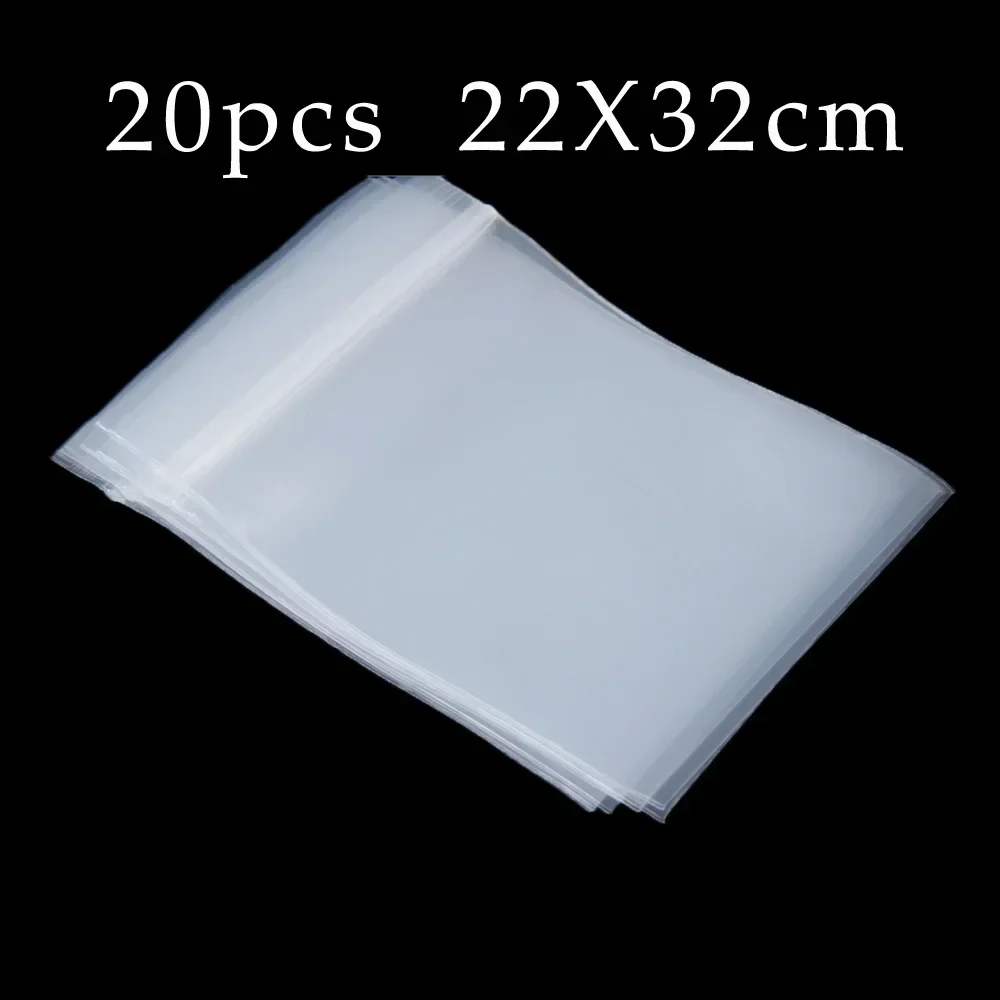 Thick Clear Heavy-Duty Reclosable Storage Bags - Transparent Plastic Jewelry Packaging