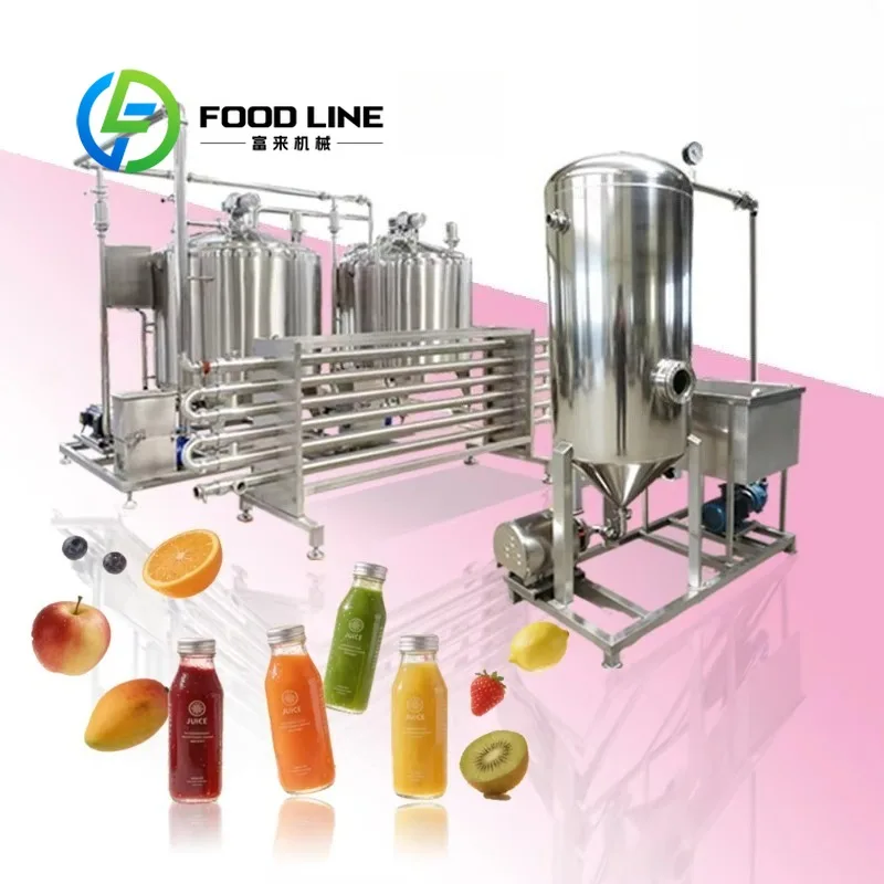 Linea di Produzione Automatica ad Alta Capacità per Bevande, Macchinario Completo per la Produzione di Bevande, Macchinari per Alimenti e Bevande