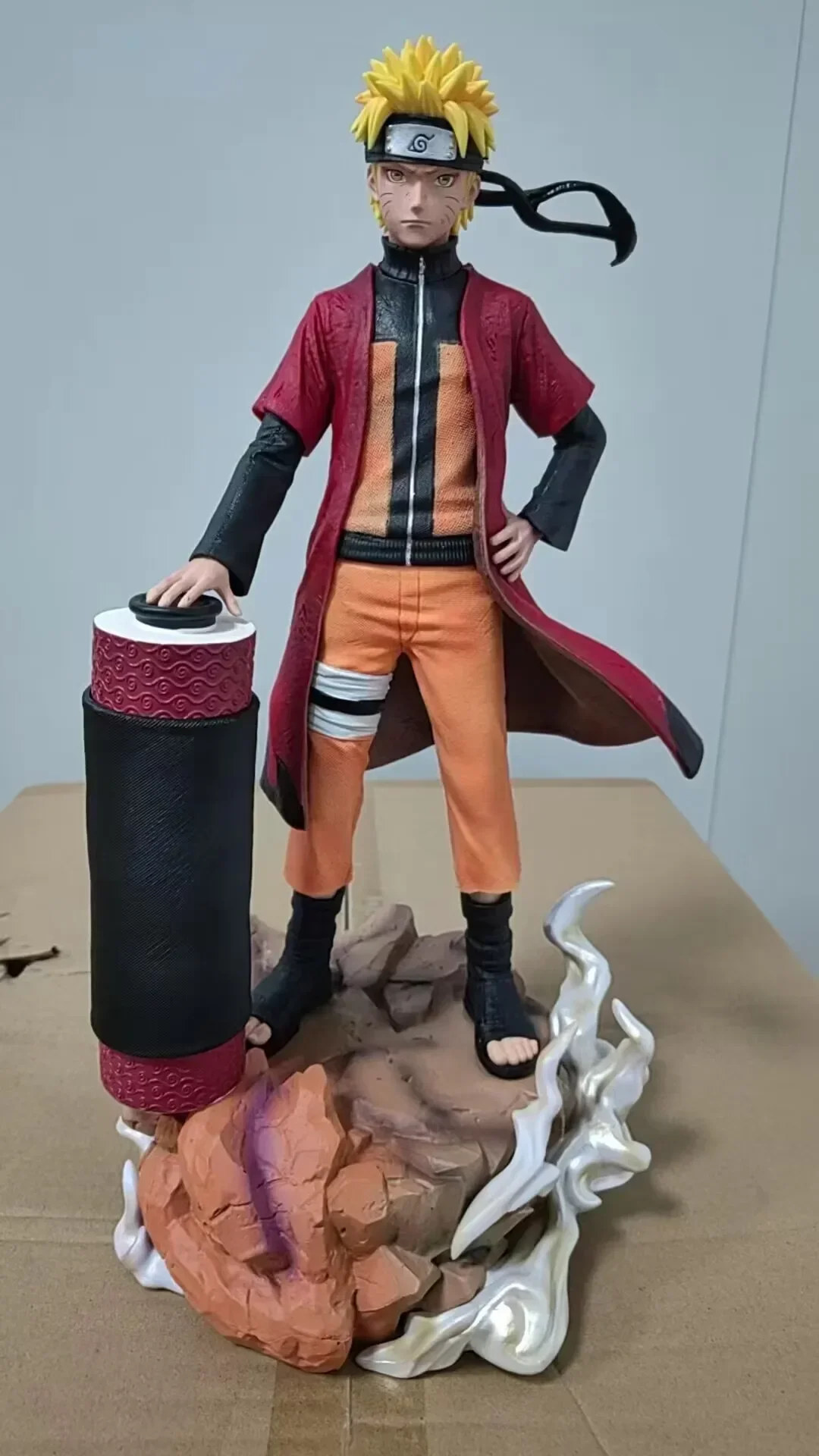 

1/6 Naruto 42cm Gk Figure Uzumaki Naruto Cursed Sasuke Knight League Ditaishe Pvc Anime Model Collect Ornaments Kid Toy Gifts