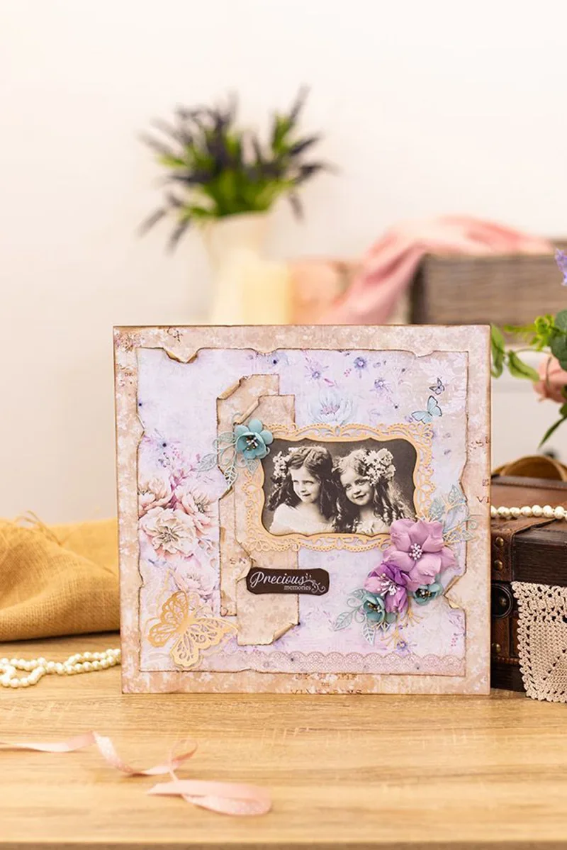 Fustelle In Metallo Per Scrapbooking A Forma Di Fiore, Set Per Biglietti Di Auguri, Album E Goffratura, Compatibile Con Sizzix E Cuttlebug, Argento - 4