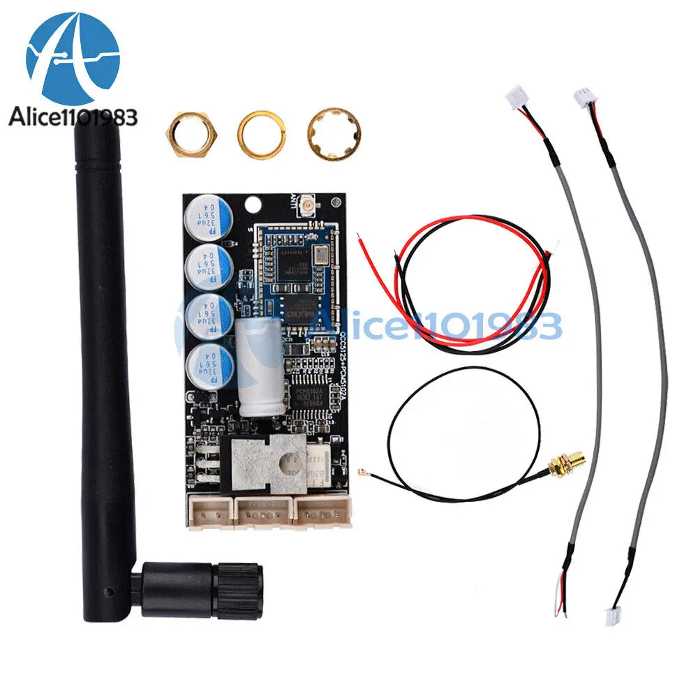 

CQCC5125 Bluetooth 5,1 плата декодирования модуль приемника PCM5102A аудио усилитель