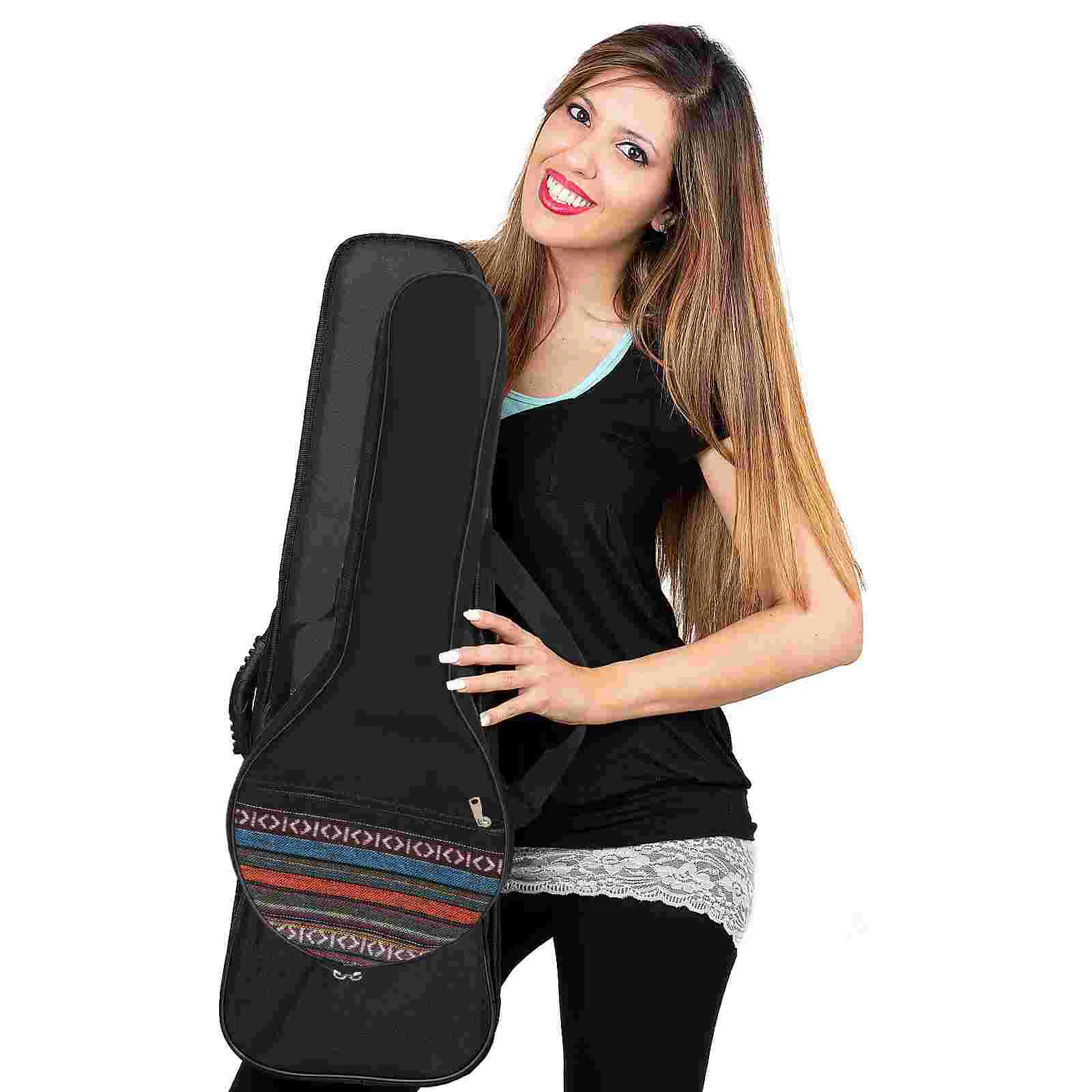 

Banjolele Carrying Bag Concert Banjo Case Black Waterproof Oxford Cloth Backpack Musical Instrument Accessories