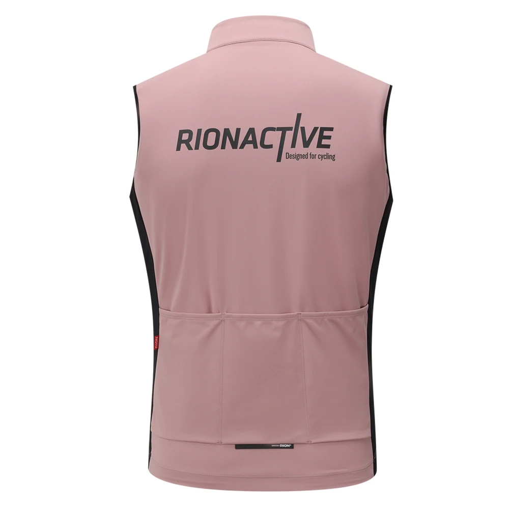 RION Cycling Vest Men Women Waterproof MTB Road Bike Windproof Pro Bicycle Clothes Two Way Zippers Outdoor Sports Vests 10℃-25℃ 3