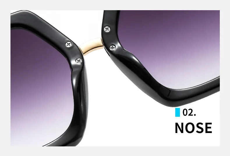 Fashion Big Frame Hexagon Occhiali da sole Donna 2023 Designer Occhiali oversize Occhiali da sole quadrati da uomo Occhiali da sole Gafas femminili_voghion.com