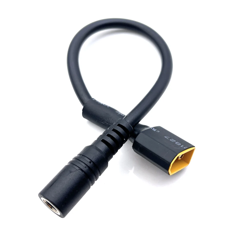 ELFCULB XT60 a XT90 Cavo Adattatore, 10AWG XT60 Femmina a XT90 Maschio Cavo Connettore per RC Lipo Drone Batteria (0,6m