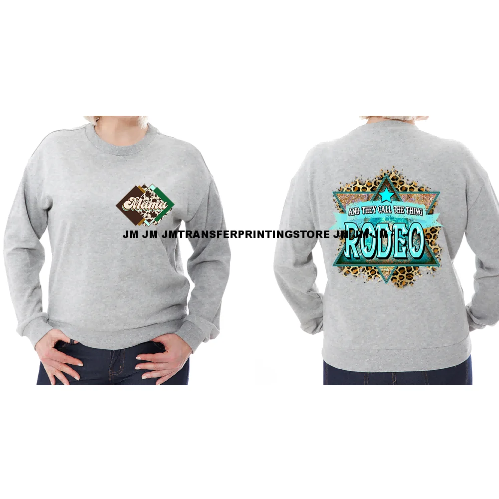 Western Design Howdy Cowgirl Cowboy Thermo Sticker Applique Wild Soul Iron-On Transfer Patches Ready To Press For T-shirt