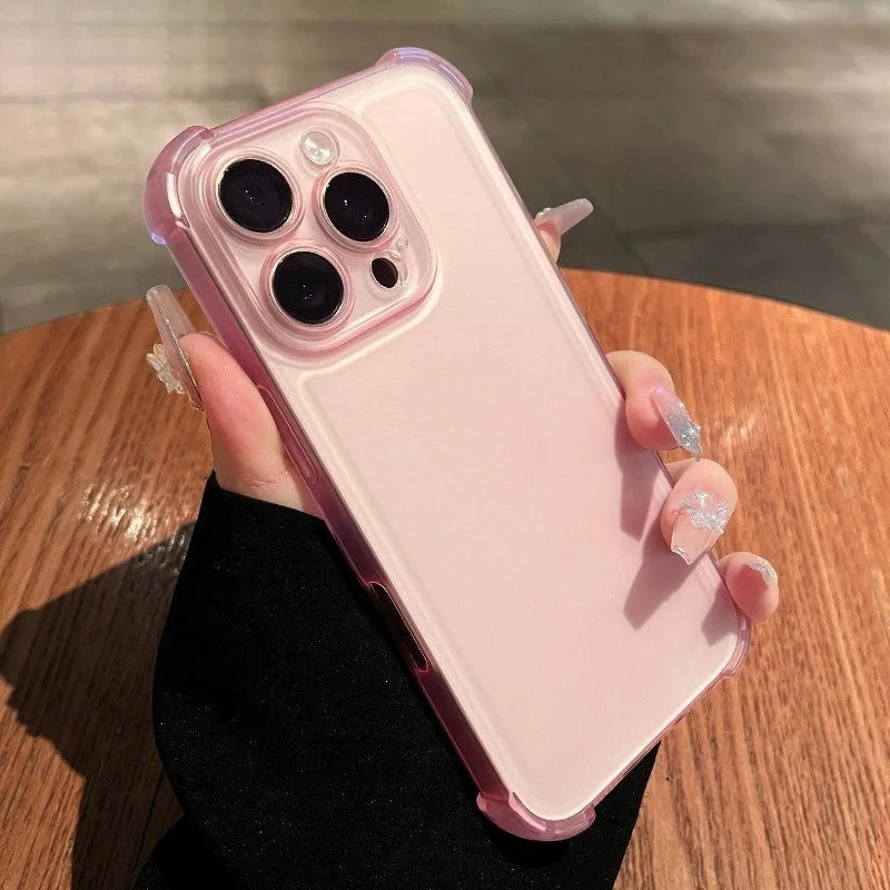 Cool Summer Ice Mist Matte Flexible Phone Case with Bumper Pouch Frame