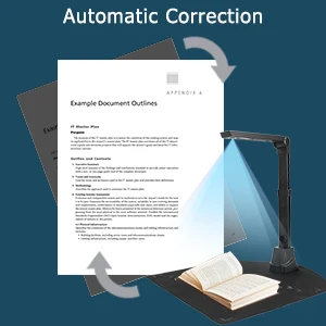 Description Picture 3 of item13-Megapixel Auto-Focus A3/A4 Document Scanner Visual Presenter Multi-Language OCR English Article Recognition by AI Technology