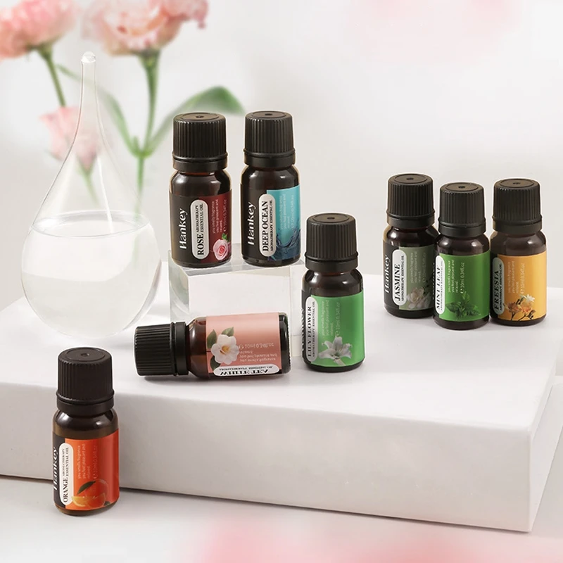 Fragrance Essential Oil 10ML Pure Nature Oil for Aromatherapy Diffuser DIY Scented Candles Making Sandalwood Sakura Lemon fragrance oil,essential oil flavoring,organic essential oils